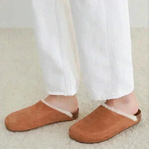 New Jenni Kayne Shearling Lined Moc Clog Shoes 38/ 7.5